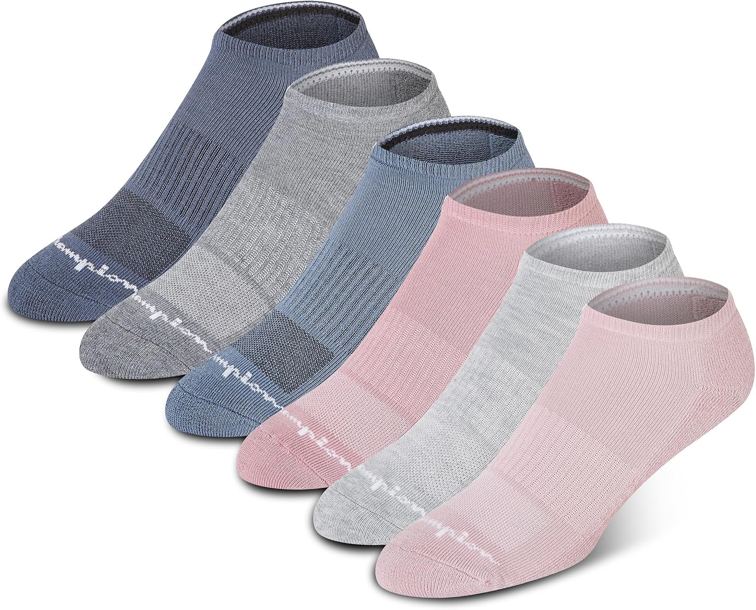 Champion Women's Low Cut Beathable Moisture-Wicking Athletic Socks (6-Pack)