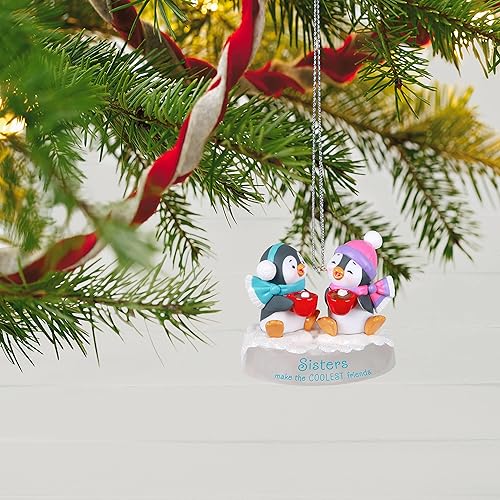 Miniatura 6 de Hallmark Keepsake Adorno de Navidad 2021, pingüinos de hermanas y amigas