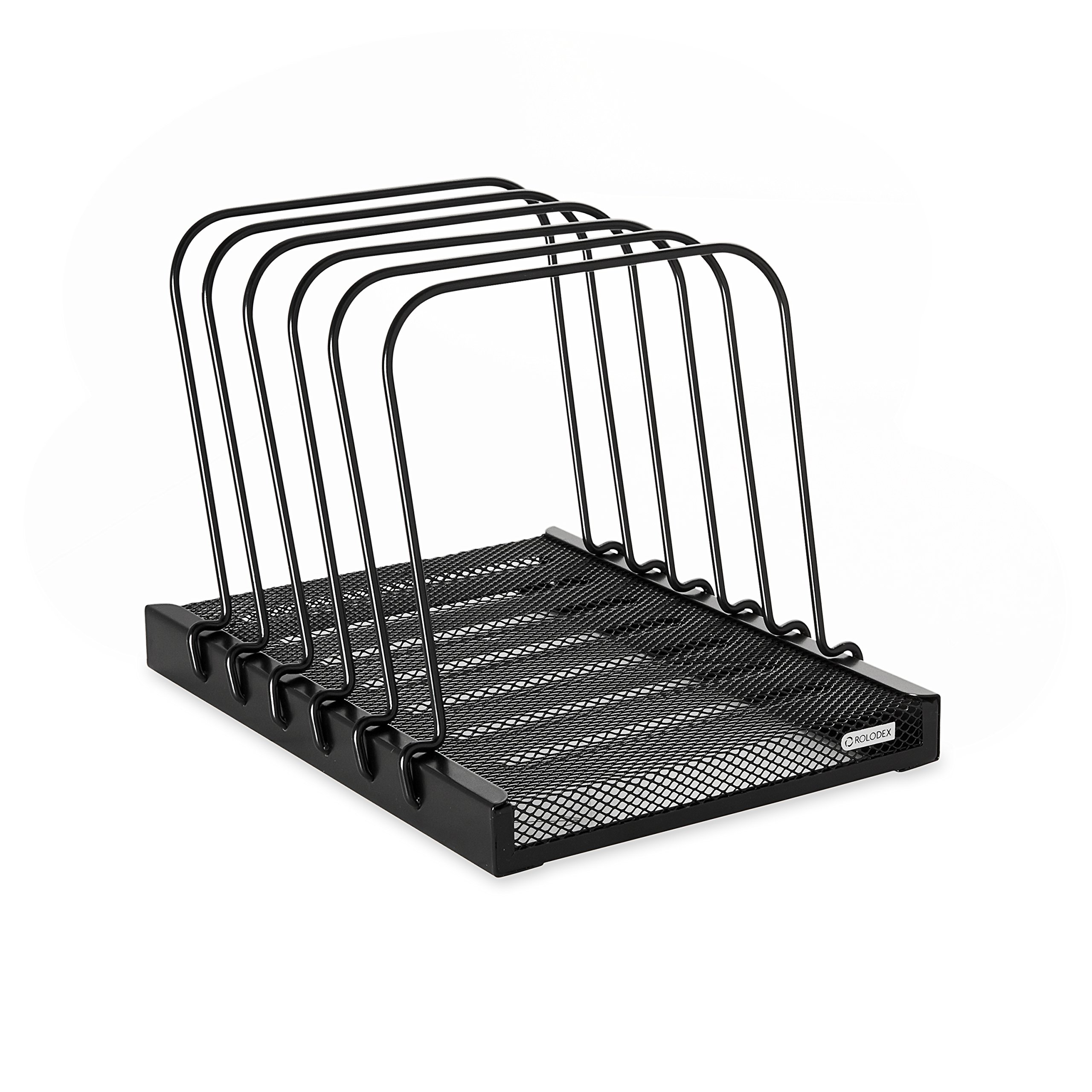 ROL1742323 - Mesh Flip Document Holder, 5 Vanes, Black