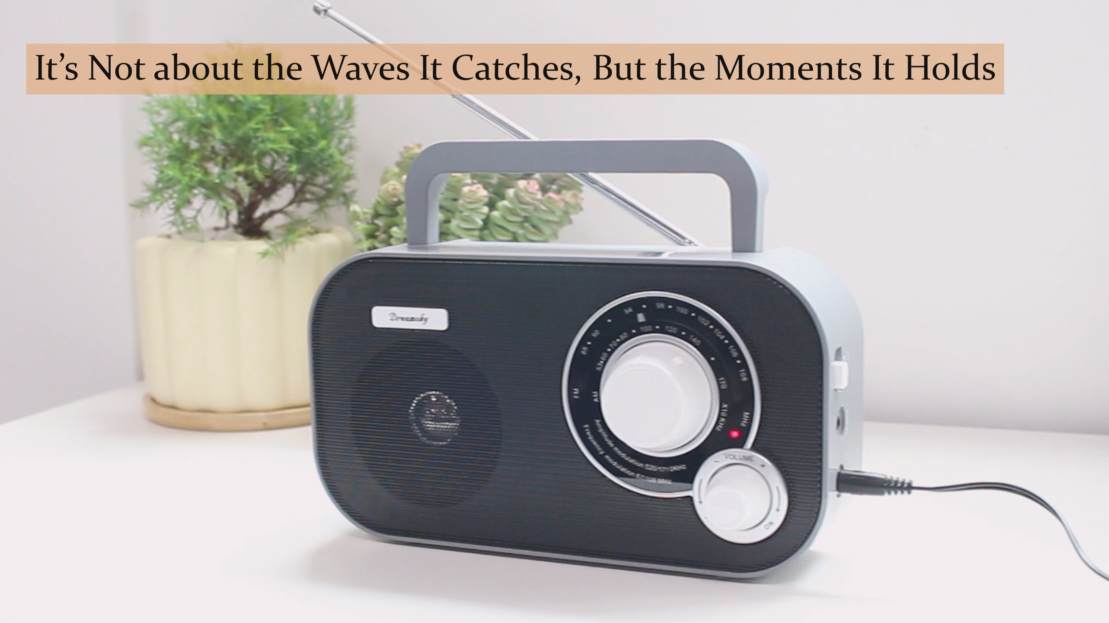 Amazon.com: DreamSky AM FM Portable Radio Plug in Wall or Battery