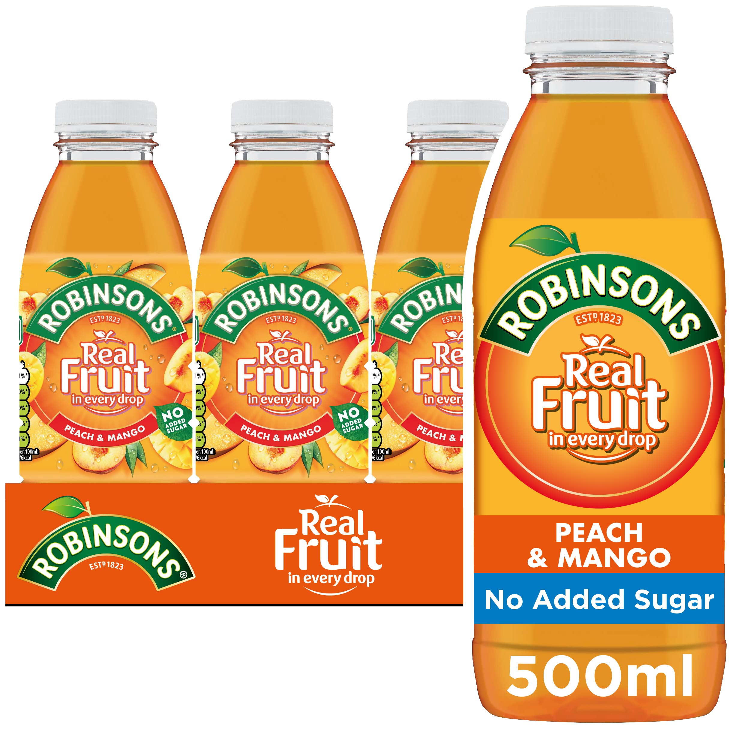 RobinsonsRTD Peach & Mango - 500ml, 12 Pack