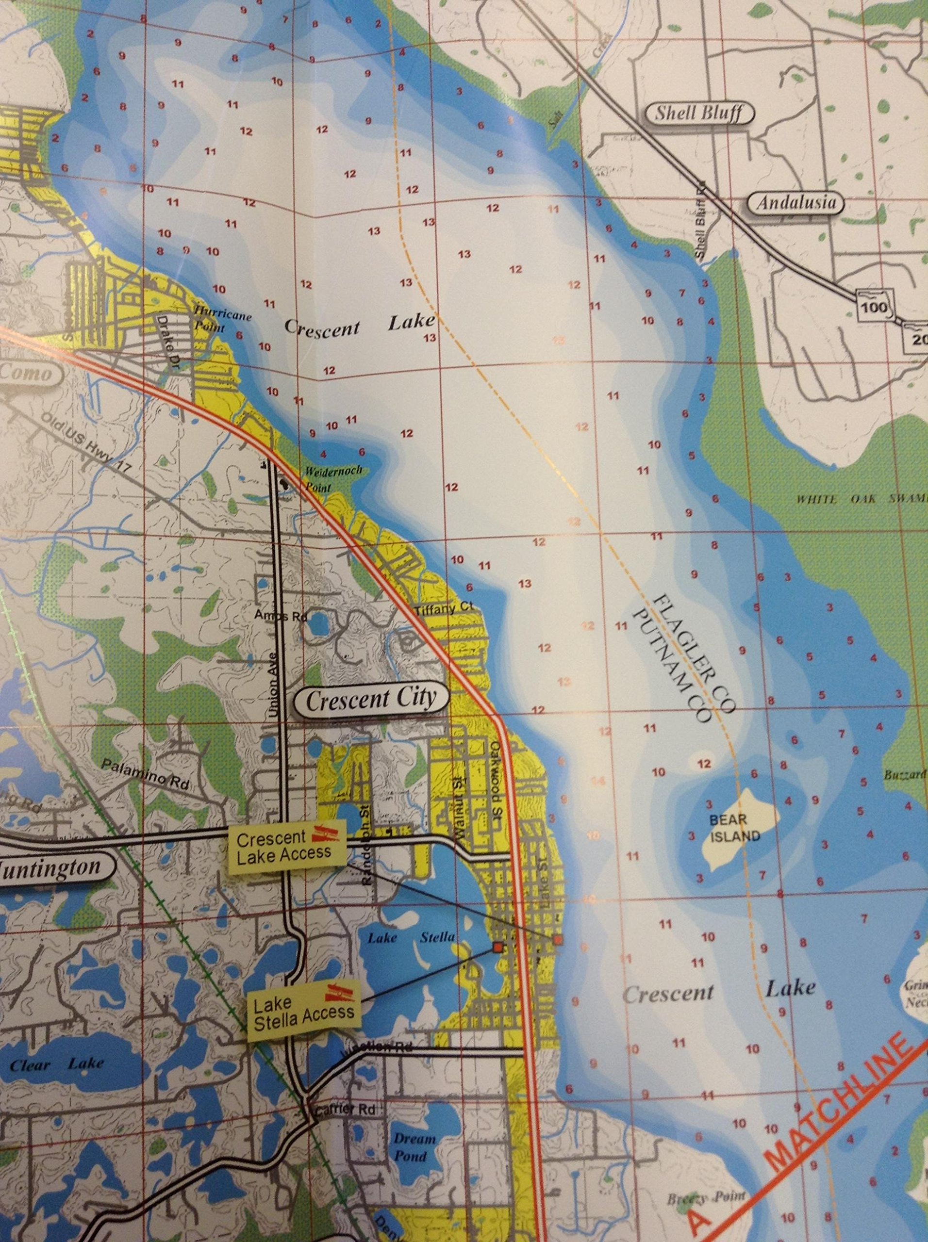 Holcombe Flowage (Chippewa Co) Fishing Map