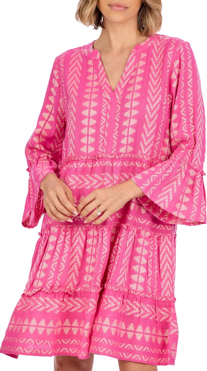 Mud Pie Womens Mud Pie Women's Selden Jacquard Dress - Image 2