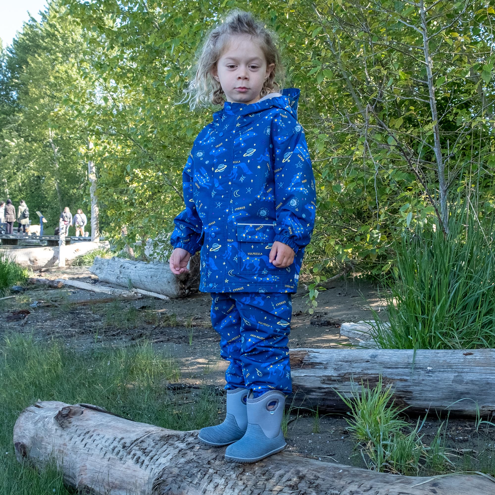 JAN & JUL Wodoodporne izolowane buty zimowe dla małych dzieci i dzieci