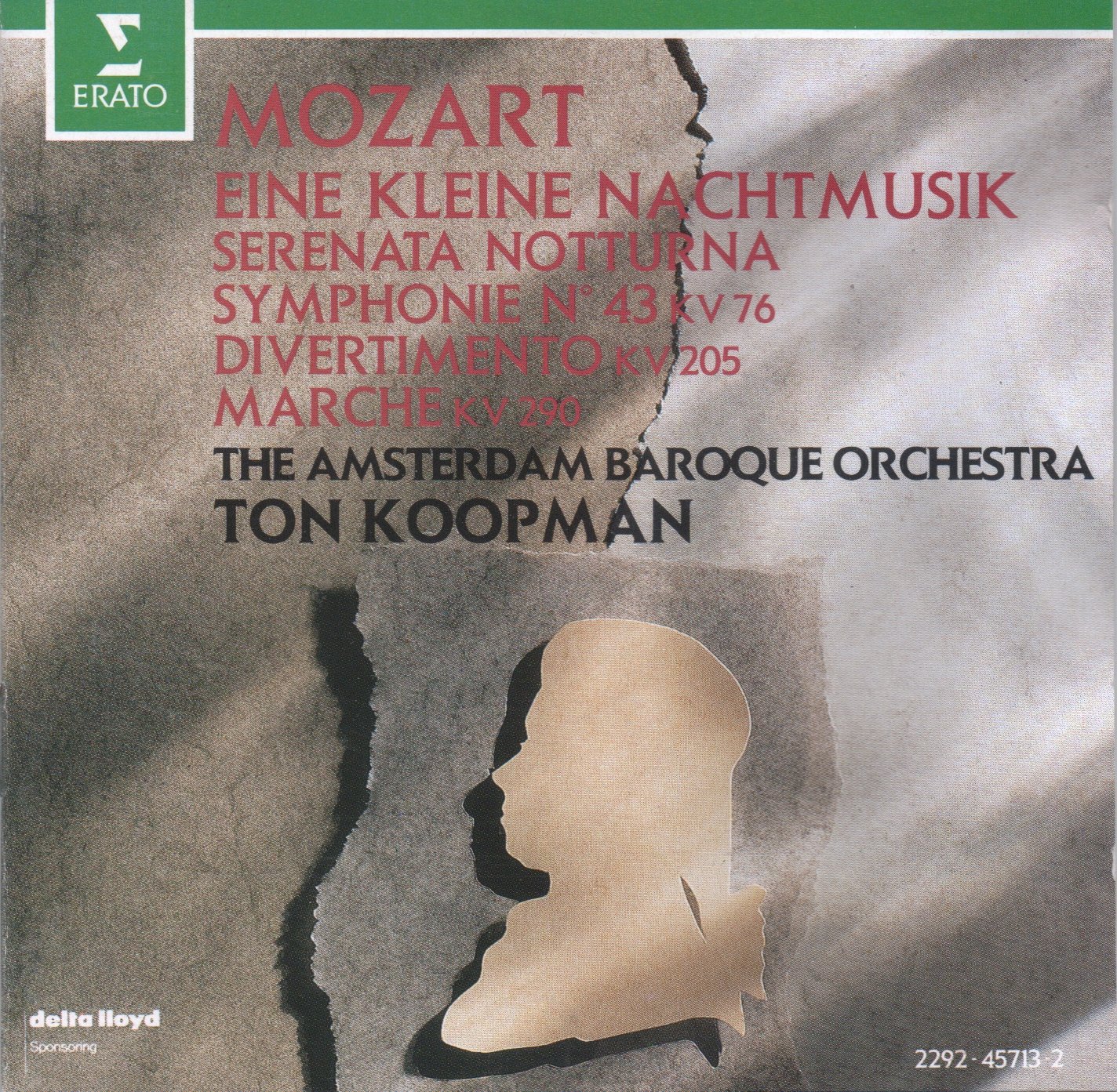 Eine Kleine Nachtmusik [Audio CD] Mozart; Koopman and Abs