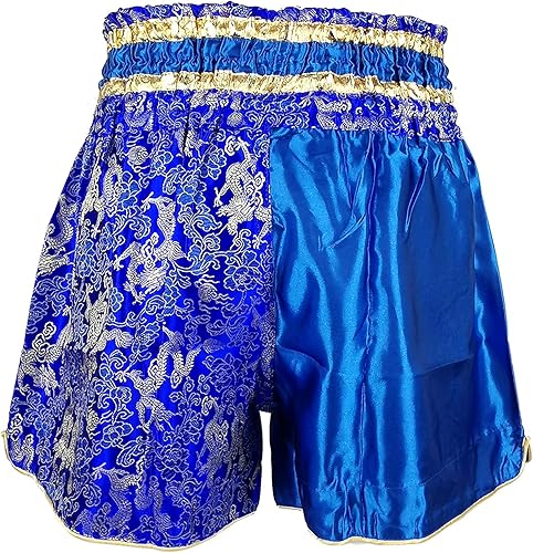 Miniatura 5 de Kurop Pantalones cortos de boxeo Muay Thai MMA artes marciales Kickboxing Fight Sport Ropa