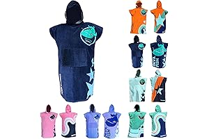 Hooded Towel for Kids (4'-5'6'') by TEAM MAGNUS - Ideal for Ages 3-10