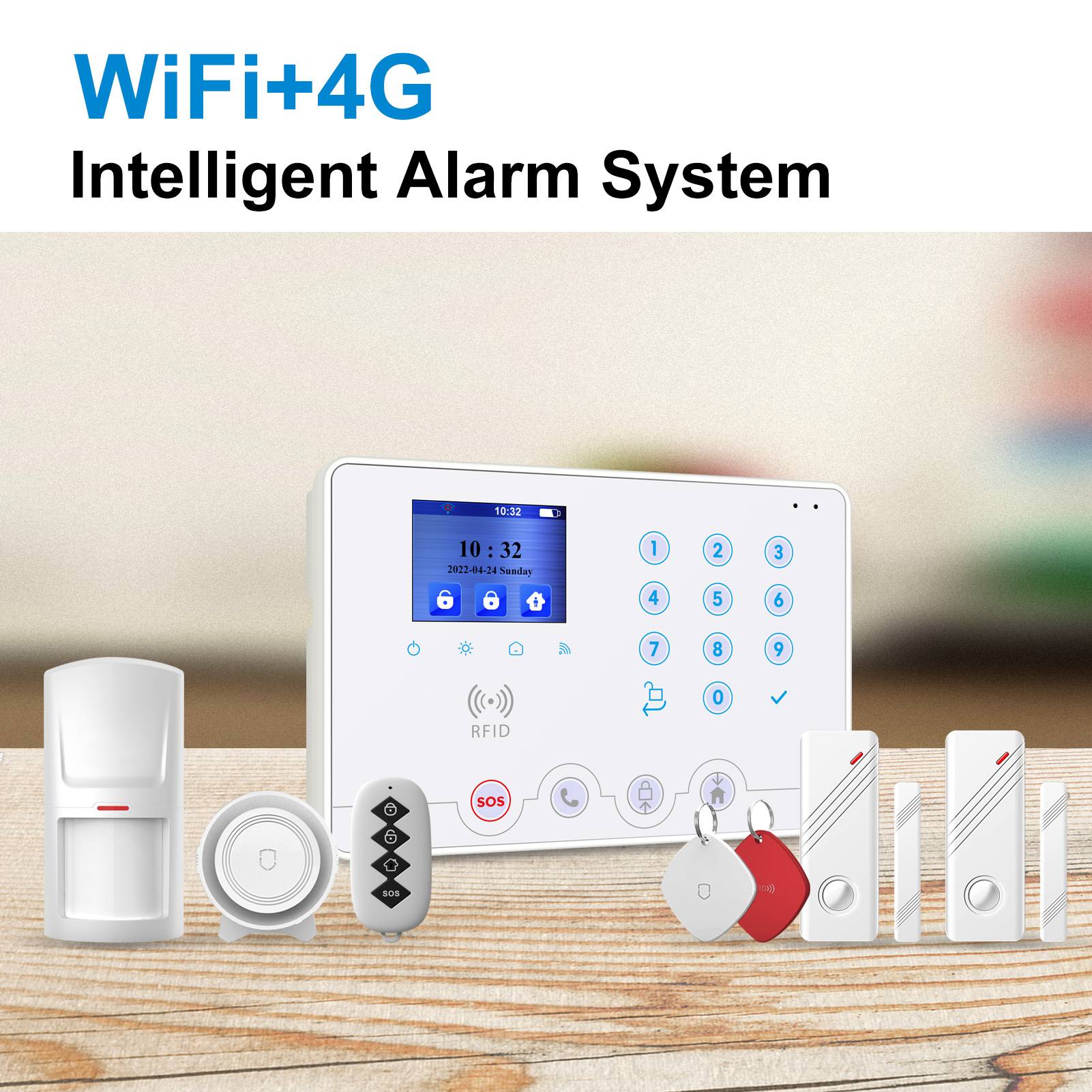 Kit Allarme Casa Wolf Guard WiFi+4G - Sistema Antifurto Wireless Con App E Sensori - Foto 5