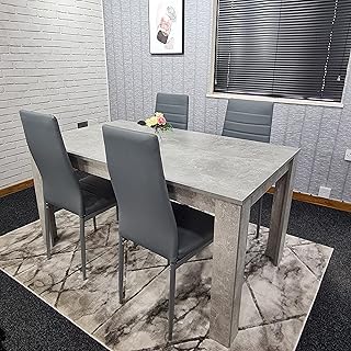KOSY KOALA Grey Dining Table and 4 chairs sto...,