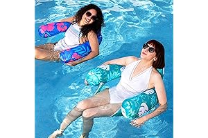Sloosh Pool Float Chairs Adult 2 Packs for Outdoor Fun