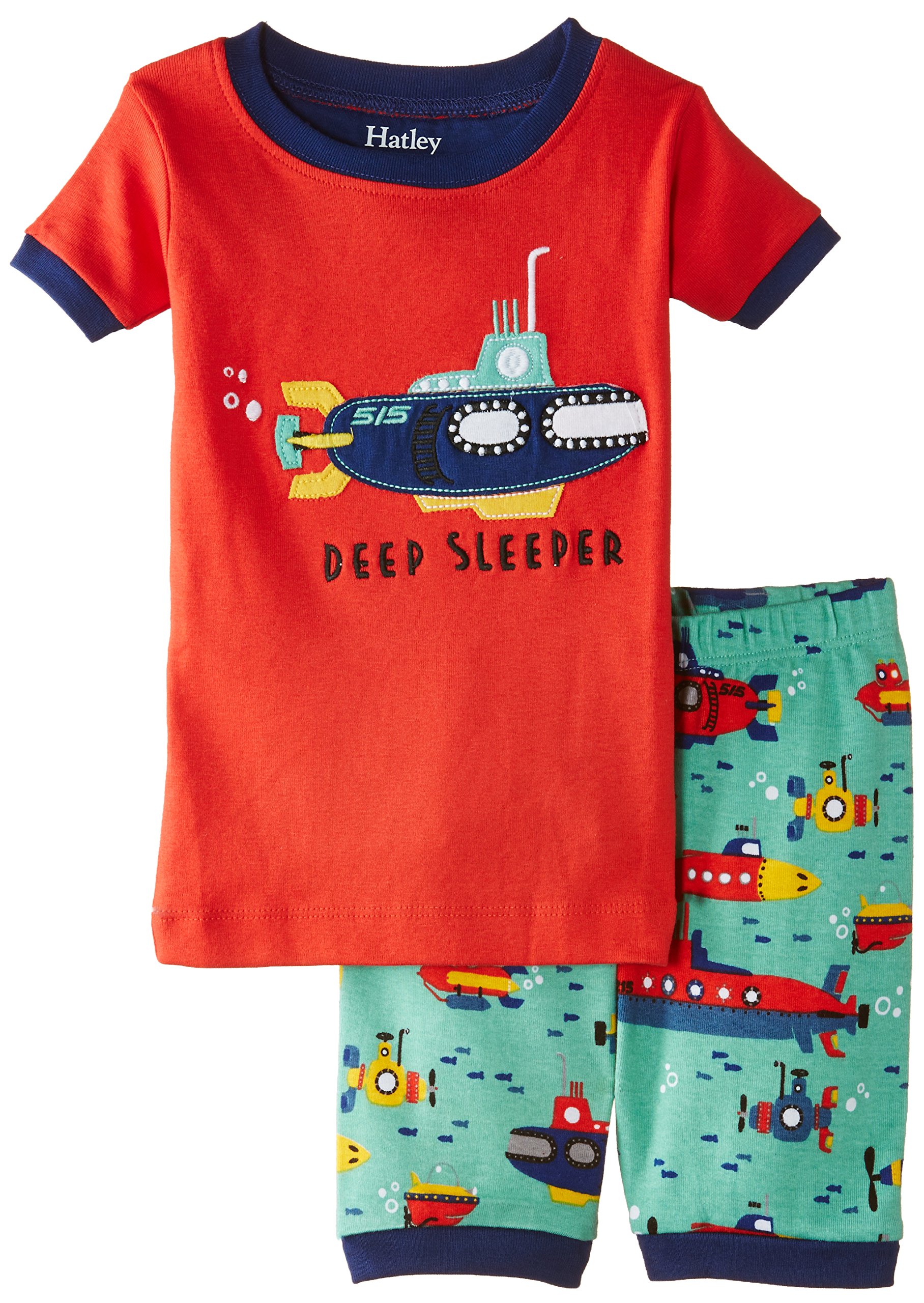 Hatley Little Boys' Short Pajama Set-Submarines
