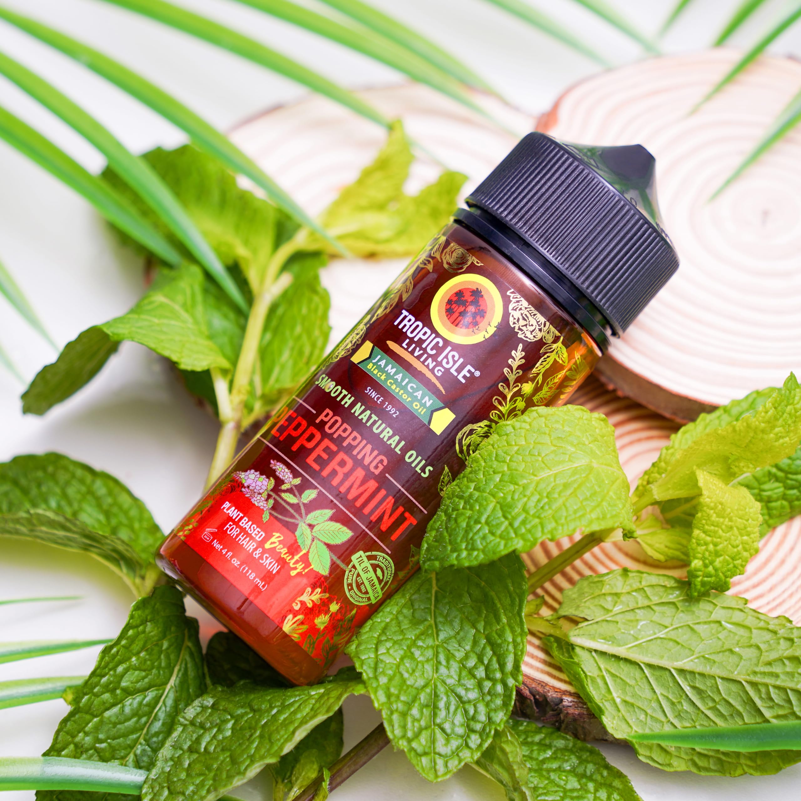 Tropic Isle Living Smooth Natural Oils (118ml, Peppermint), Multicolor, 118 ml (Pack of 1) - Image 4