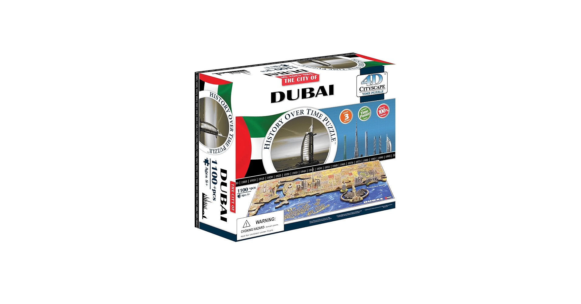 Amazon.com: 4D Cityscape Dubai Time Puzzle : 4DCityscapeInc