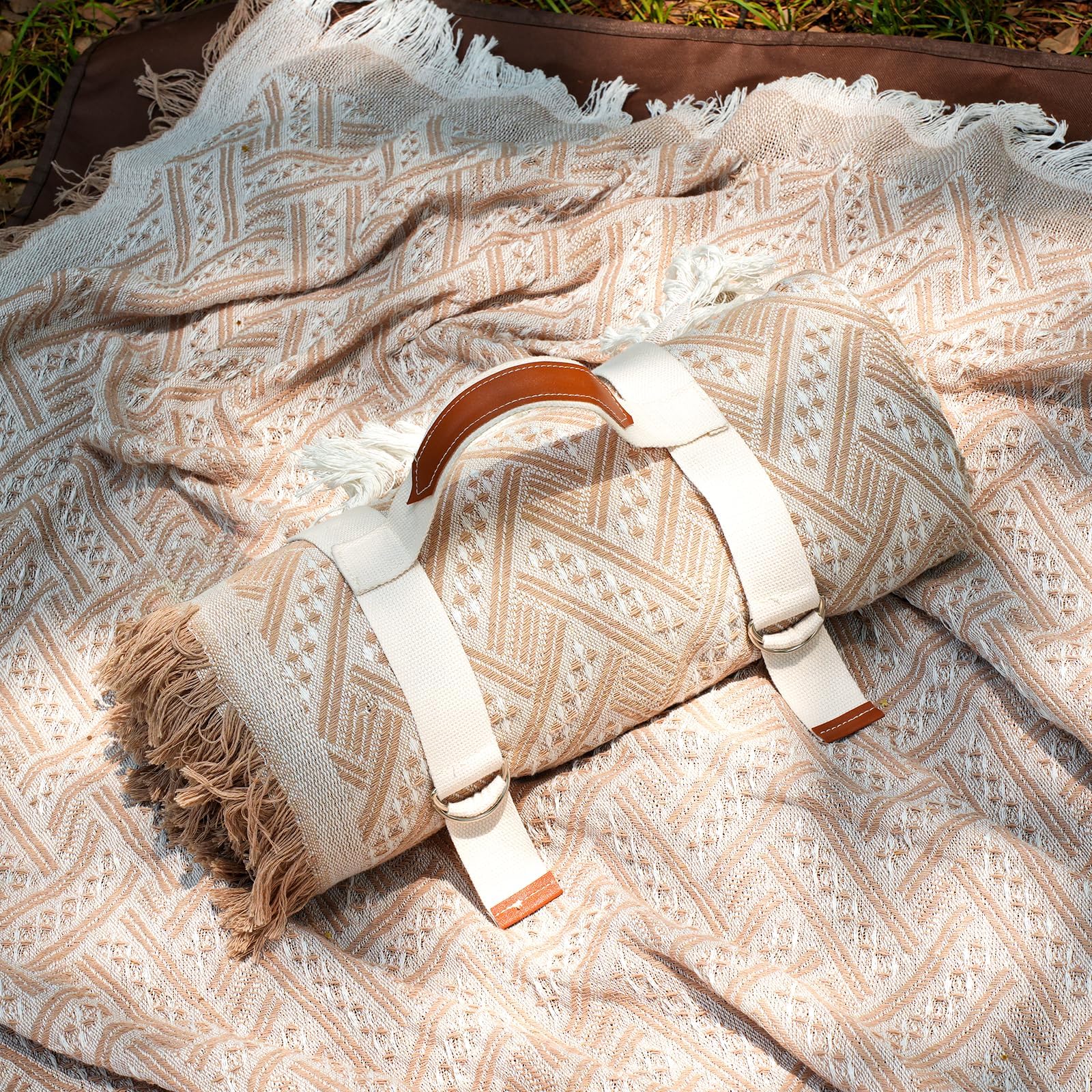 Genovega 2 in 1 Woven Boho Mat
