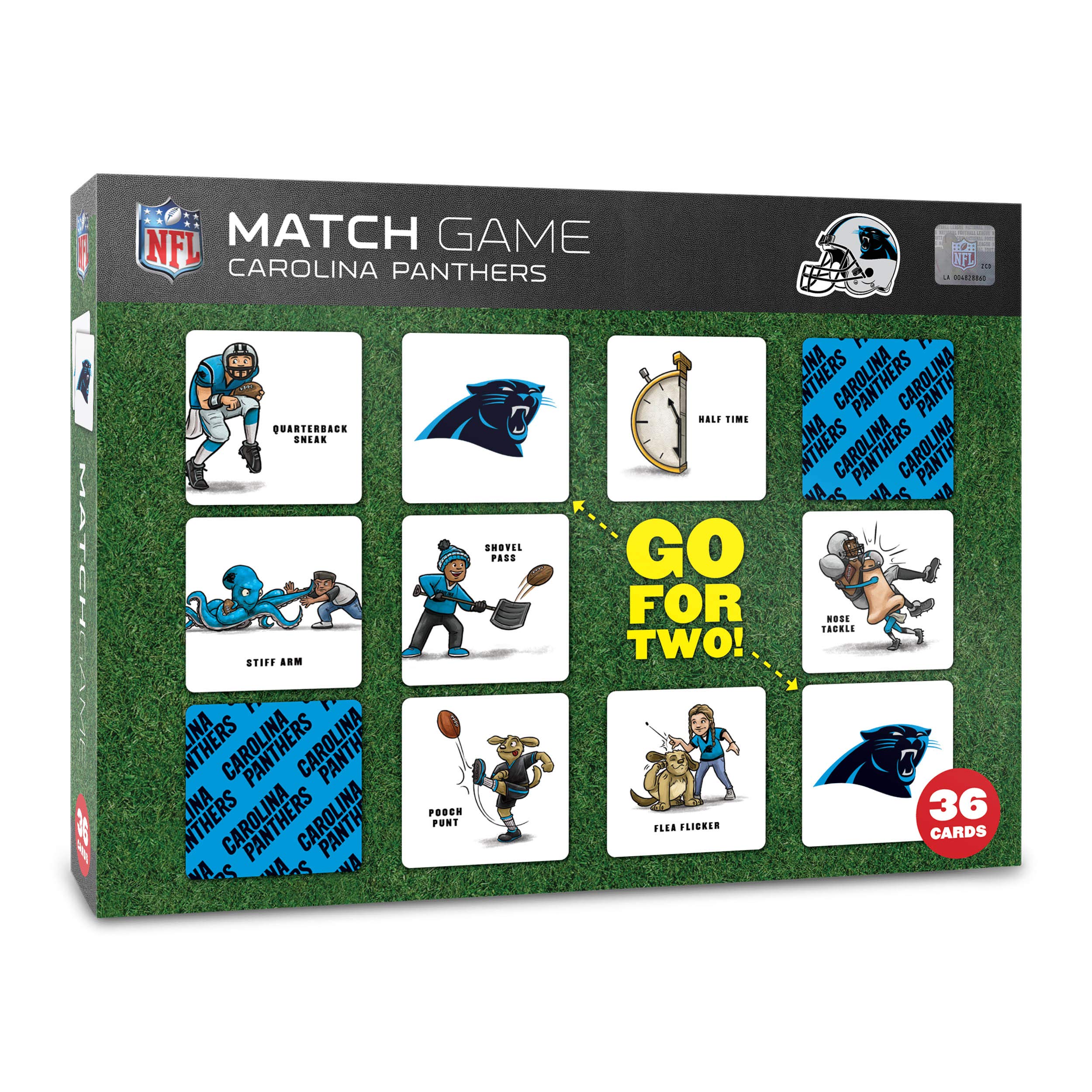 YouTheFan NFL Carolina Panthers Licensed Memory Match Game โ image 1