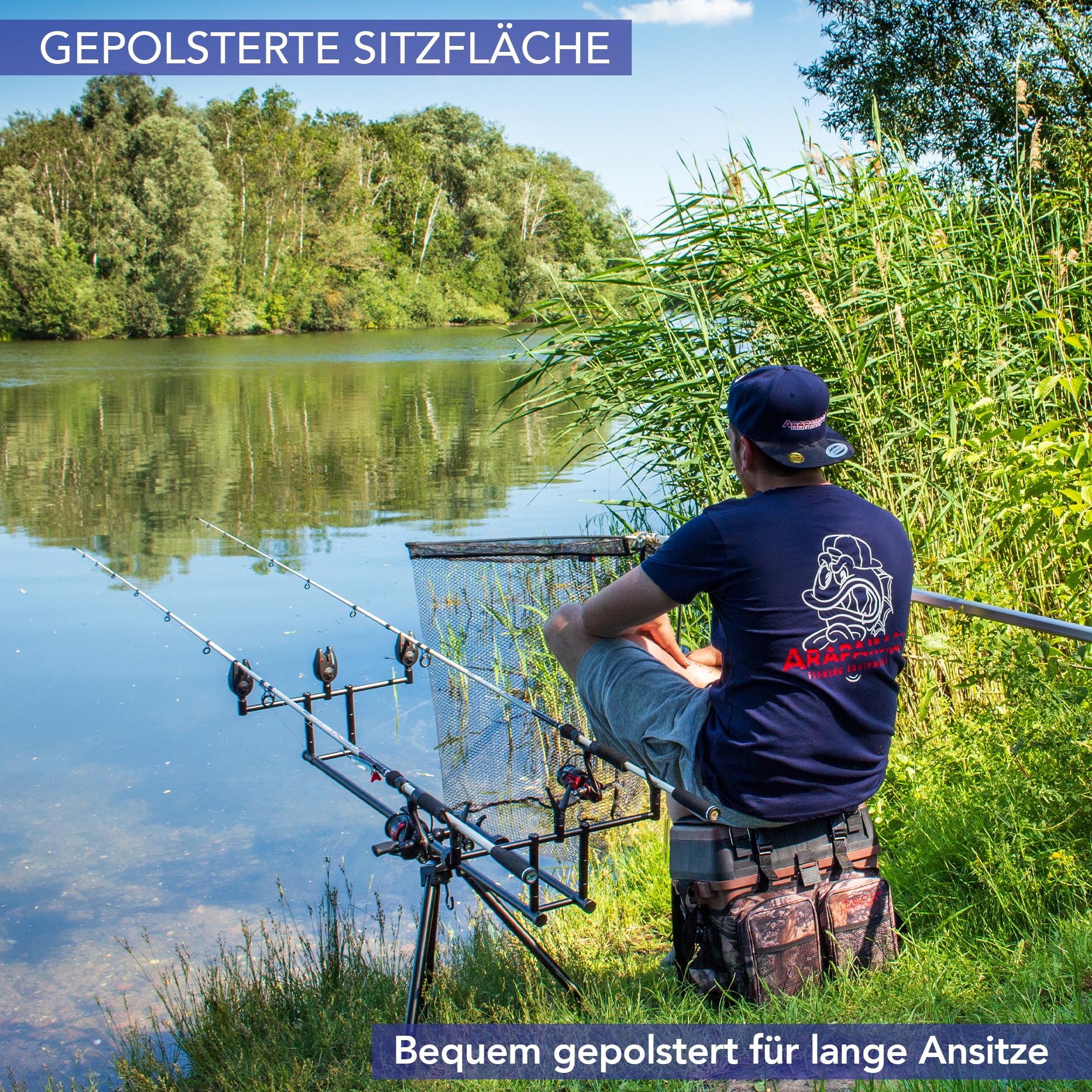 Kiepe - Zaino con 4 scatole per attrezzi con imbottitura, funzione zaino e spazio per accessori da pesca