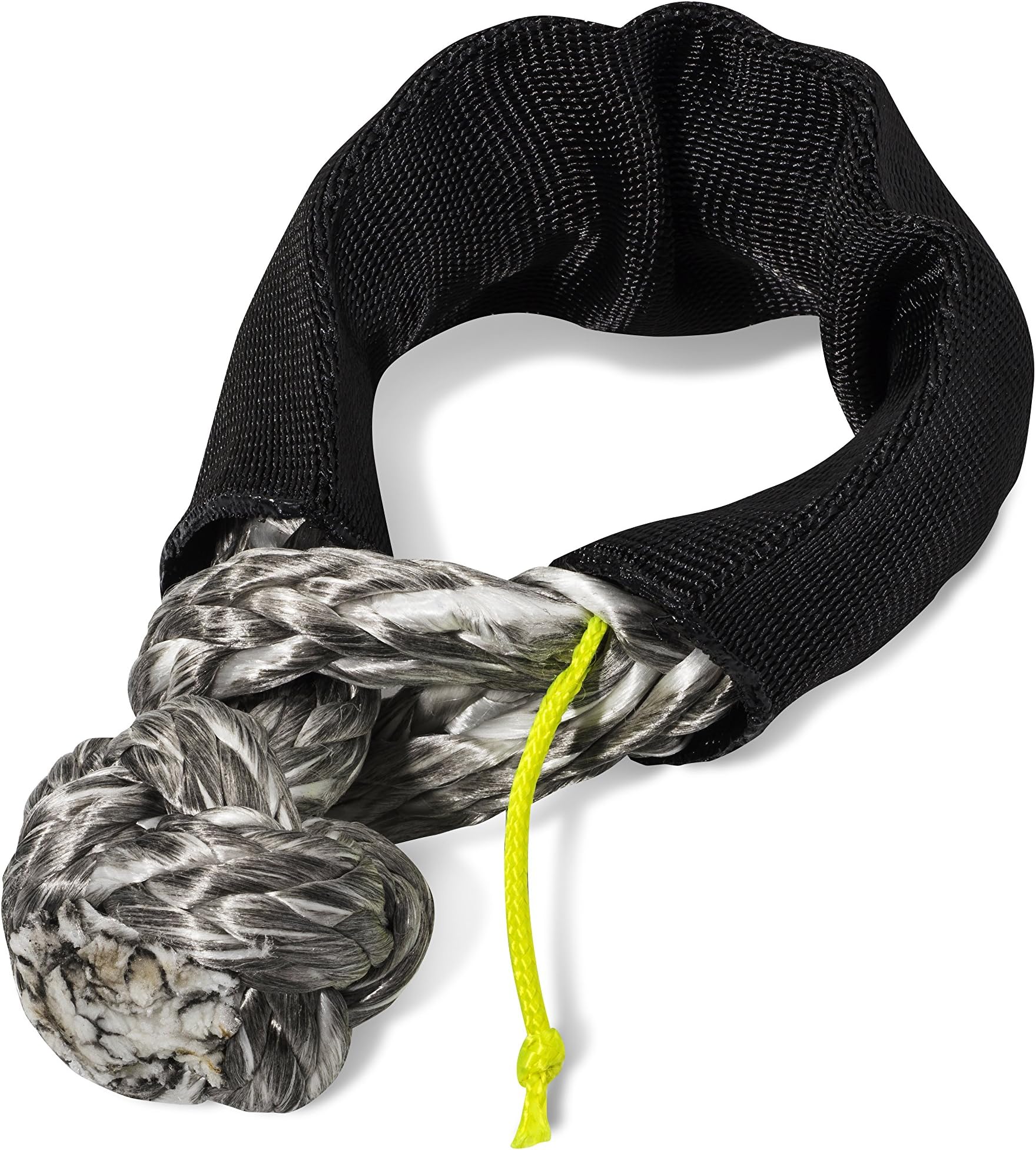 Seilflechter SF PU12 Soft shackles, dragline green, break load 4.200 KG, with belt protector