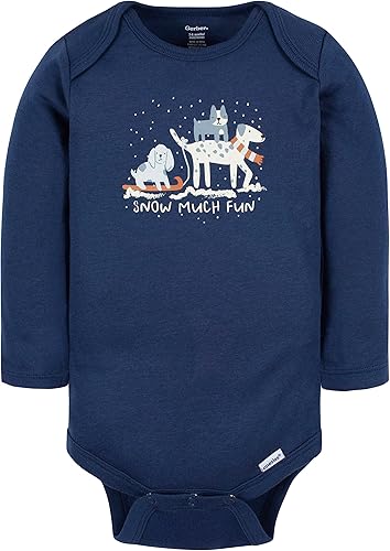 Miniatura 4 de Gerber Paquete de 6 mamelucos de manga larga para bebé niño