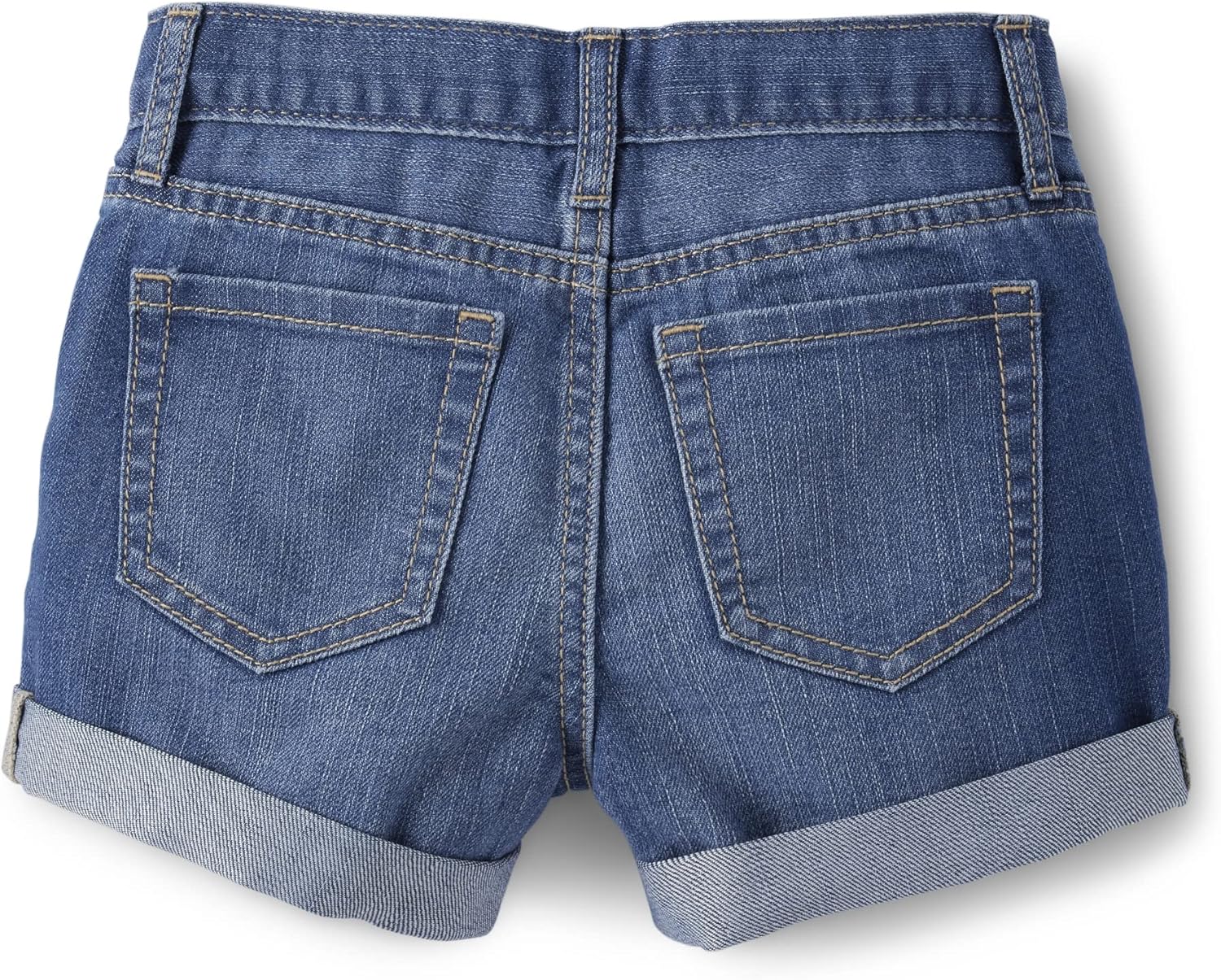 Denim Shortie Shorts - Image 3
