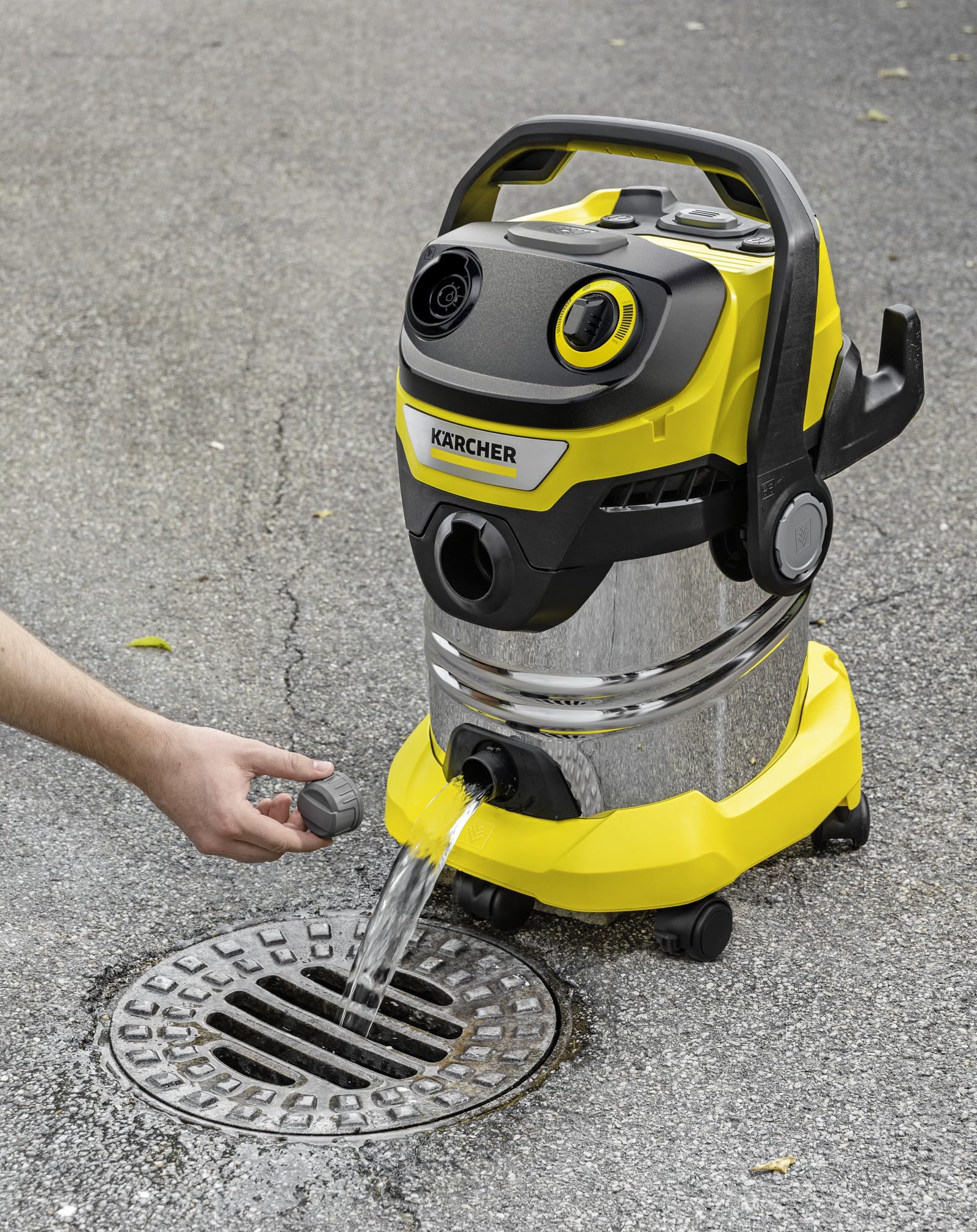 KÄRCHER WD 5 Control S Aspirador 25L Acero Inoxidable 1200W
