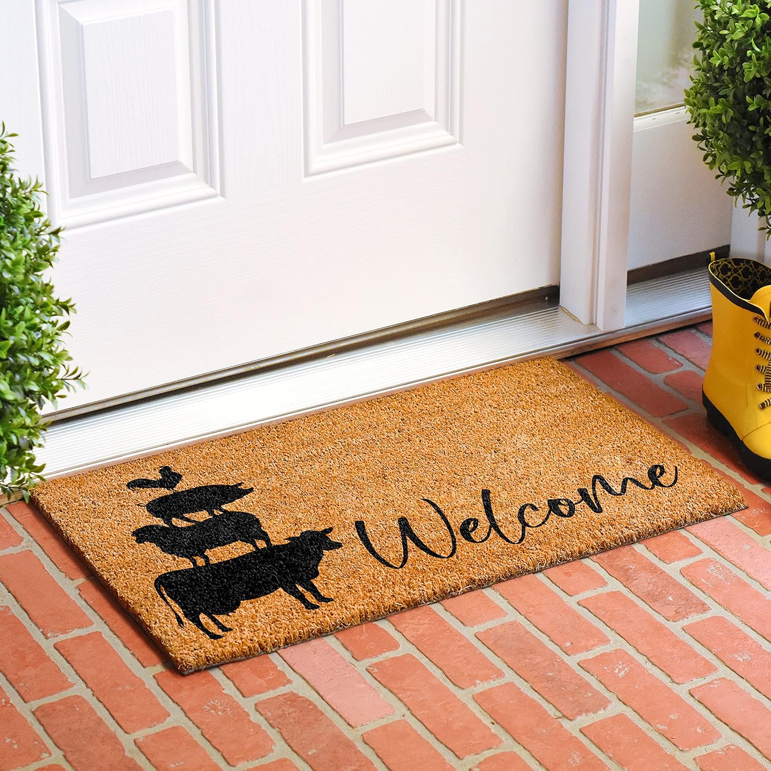 Calloway Mills Farmhouse Animals Doormat 17" x 29"