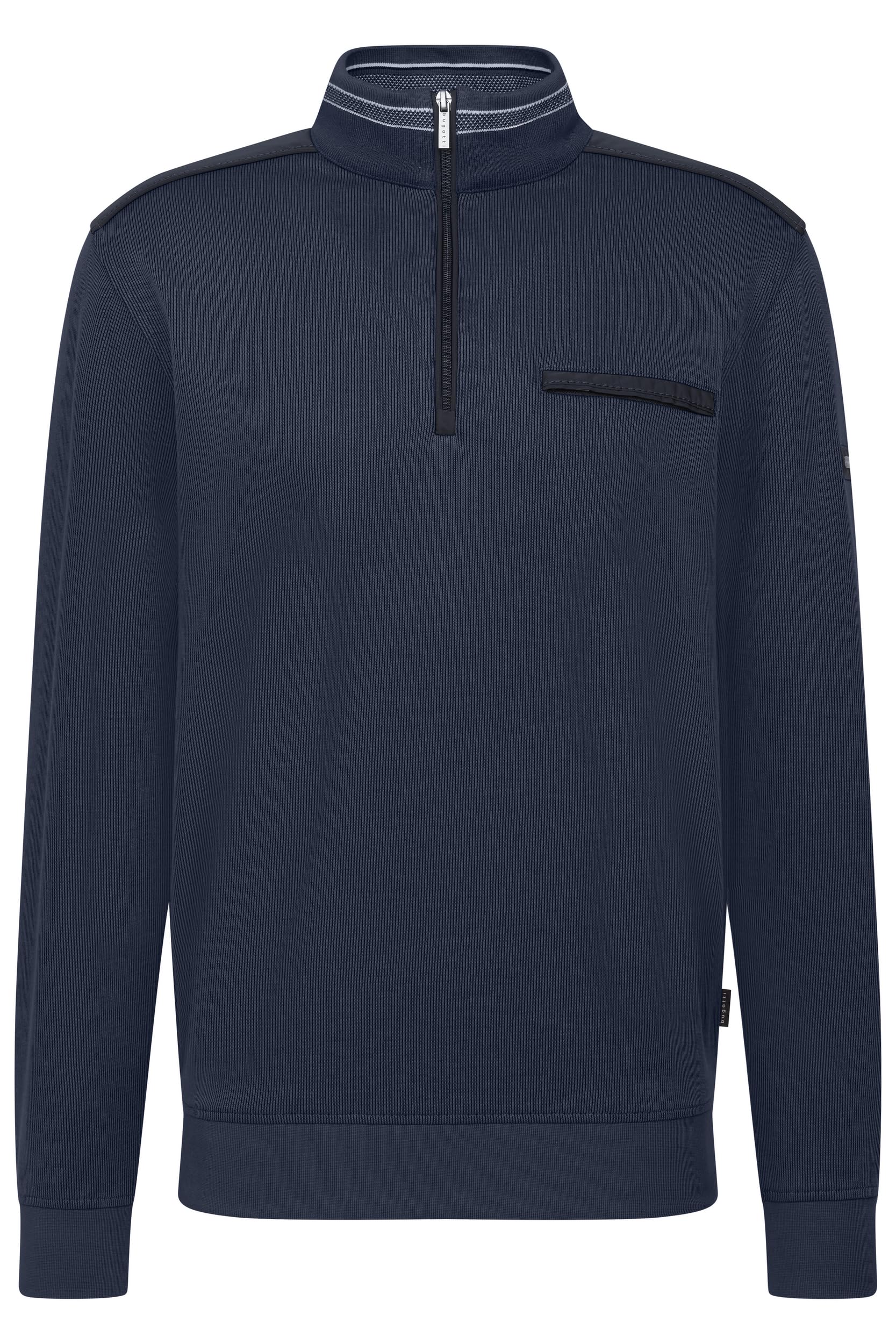 Bugatti Men's 360-Blue 8500-75120C Pullover Sweater, Xl