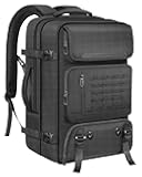 Z-MGKISS Large Expandable Travel Backpack for Men, Carry On Backpack with Shoe Compartment & Wet-Dry Pocket, 18.4 Inch Laptop Bag for Work Gym Outdoor Sports