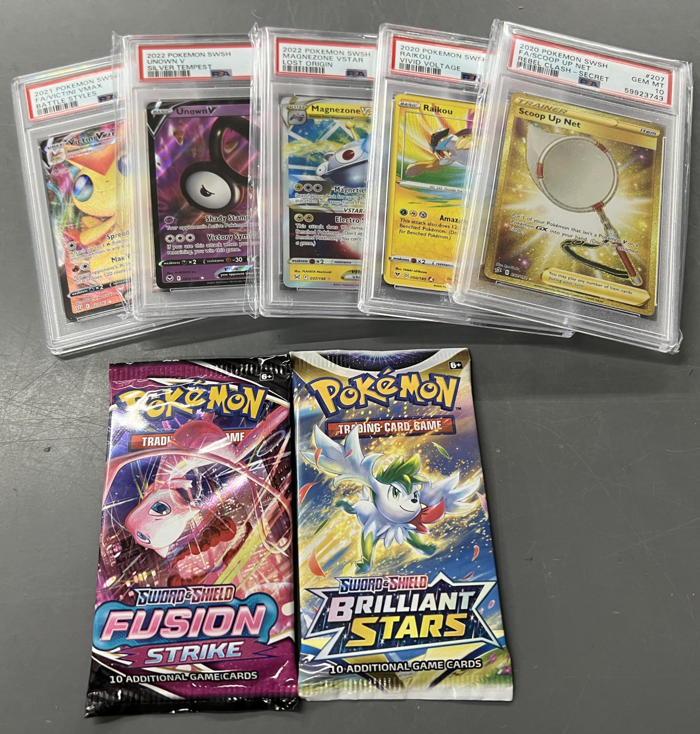 Generic One Random PSA 10 Gem Mint Graded and Authenticated Encased TCG Card  & Random Booster Pack : Buy Online at Best Price in KSA