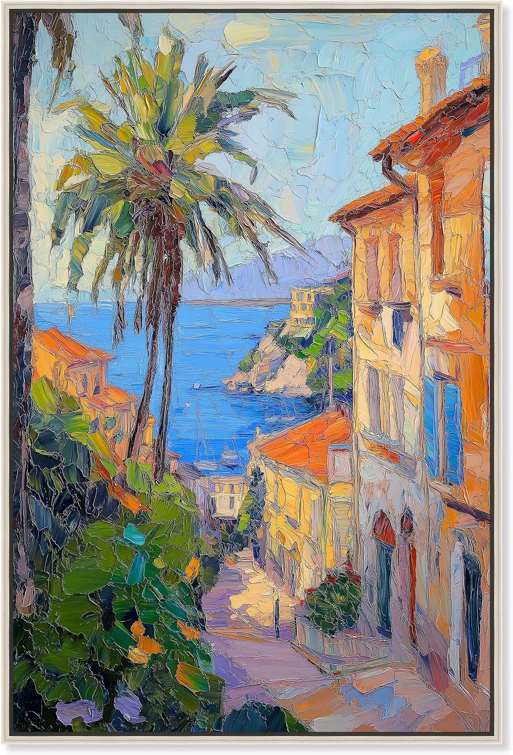 Serene Waterside Canvas Monet Coastal by Art Remedy, Gallery Wrapped, 16" x 24"