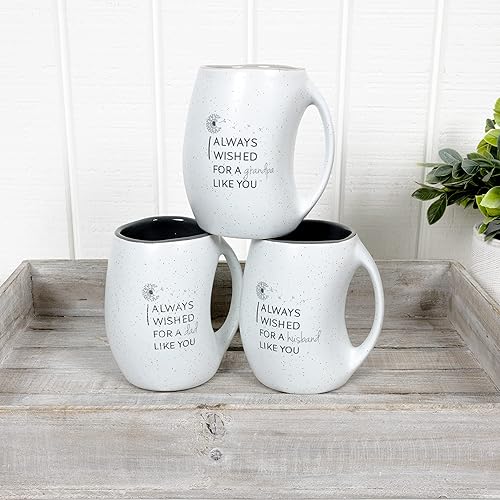 Miniatura 5 de Pavilion Gift Company - Taza de café grande de 16 onzas con texto en inglés "I Always Wished For A Dad Like You" - Taza de café grande de 16 onzas,