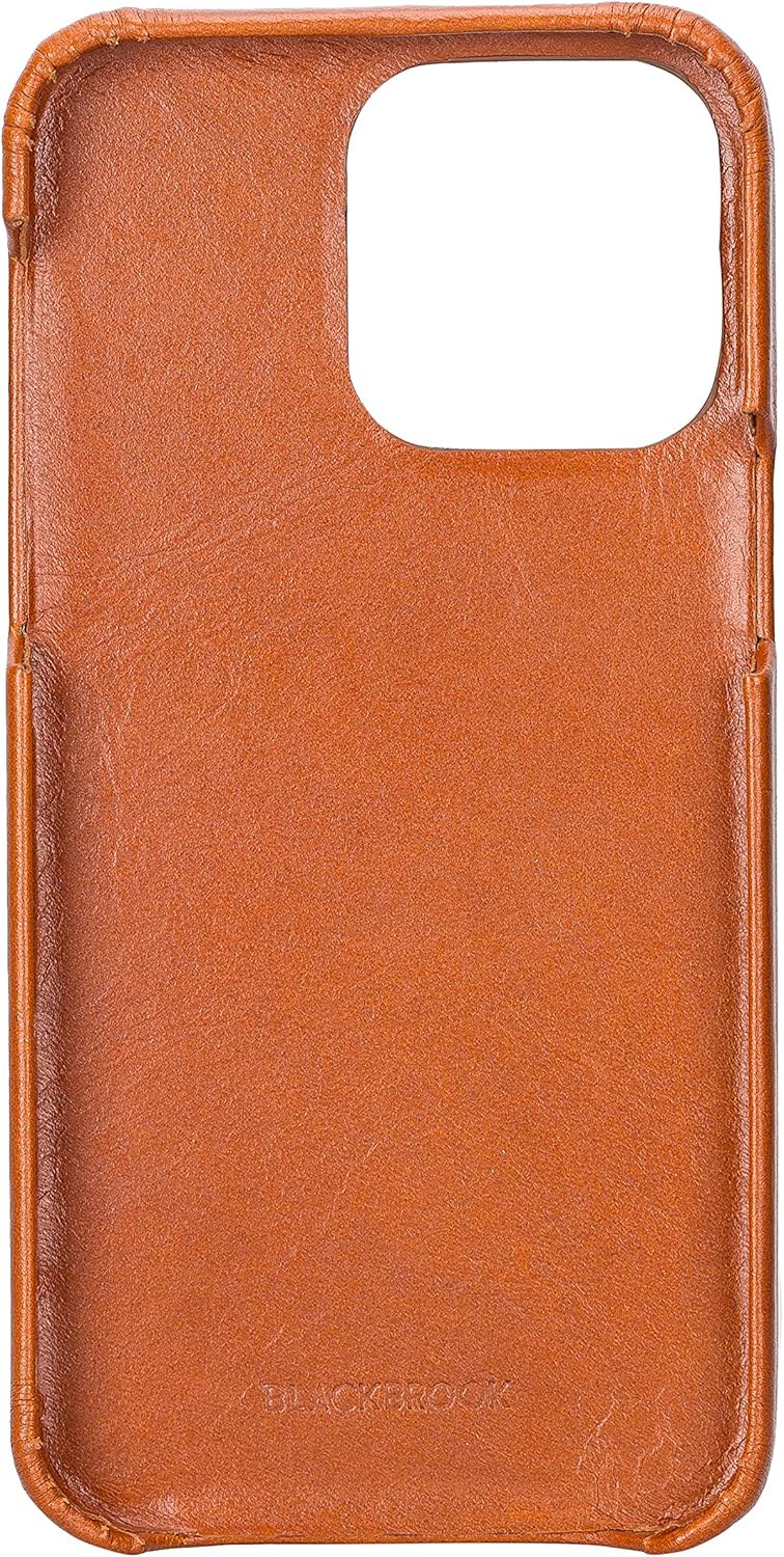BLACKBROOK Burkley for iPhone 14 Pro (6.1") Wallet and Case Set MagSafe Compatible - (2 in 1) Luxurious Detachable Full Grain Leather Wallet Case - 4 Credit Card Slots, Burnished Tan