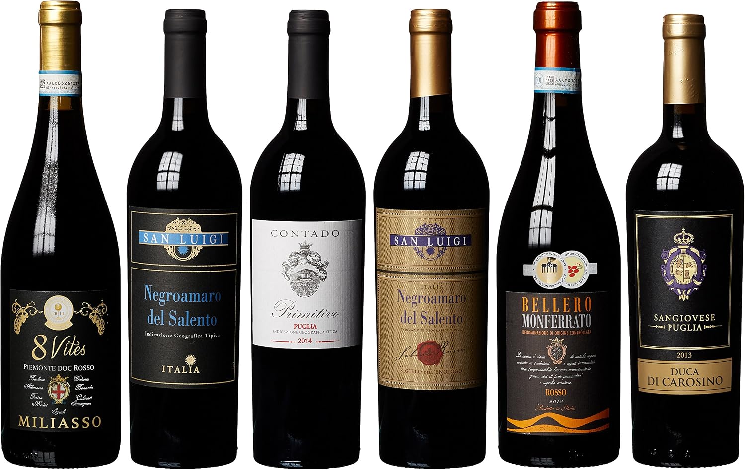 Wein Probierpaket italienische Spitzenweine trocken (6 x 0,75 l)