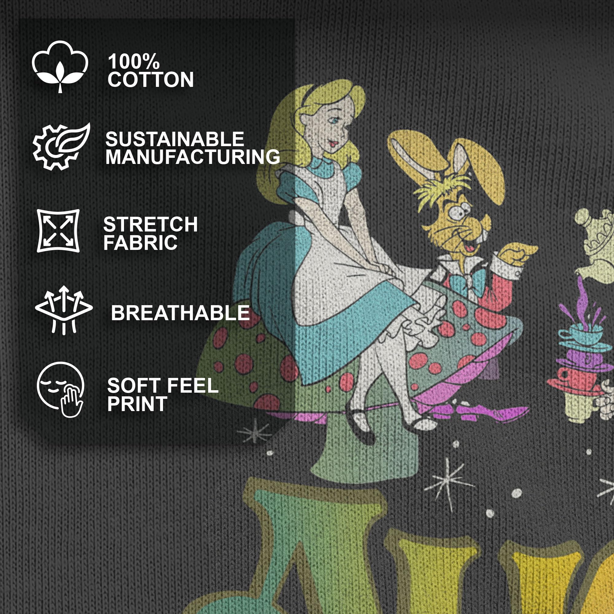 Disney Mädchen Alice Trippy T-Shirt