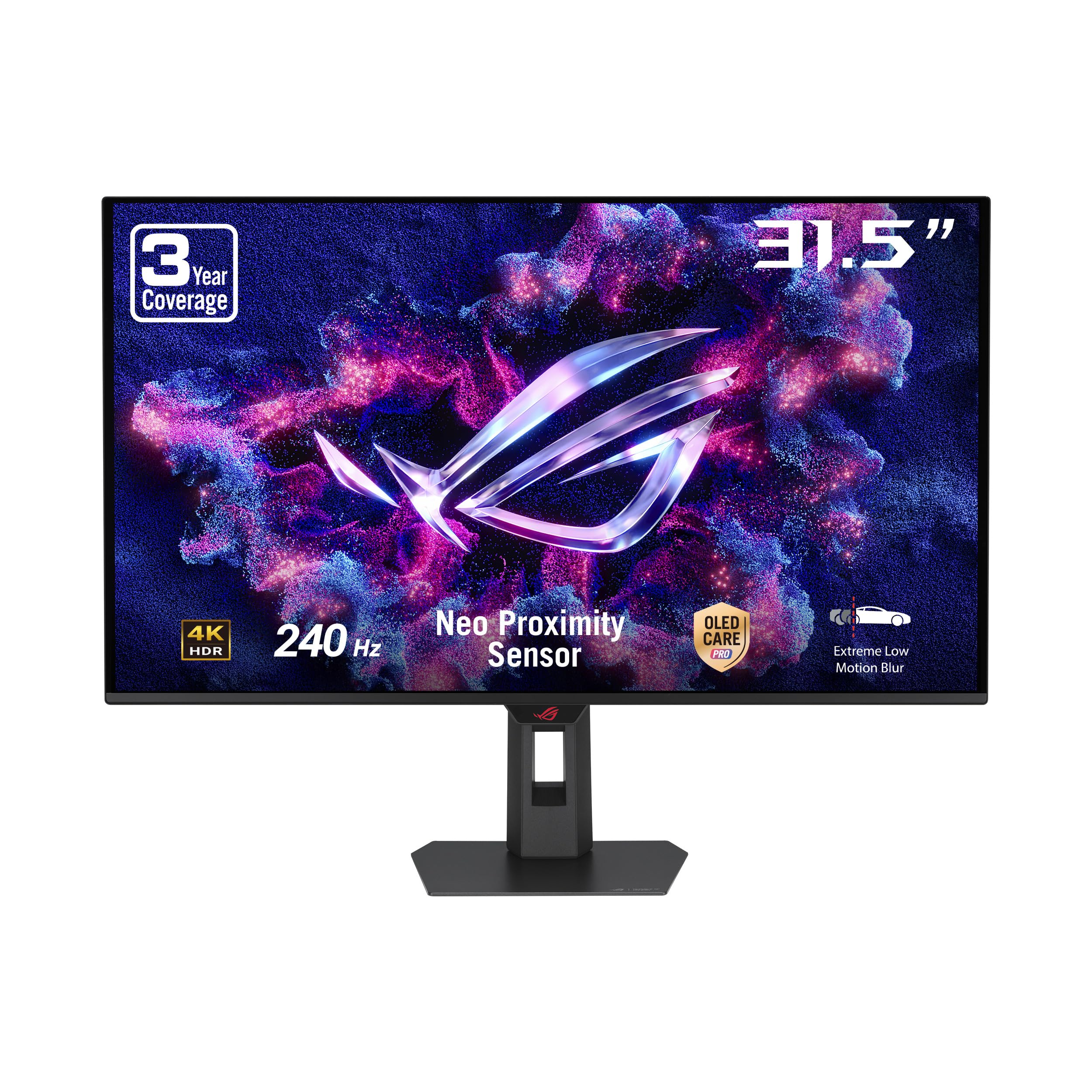 ASUS ROG STRIX OLED XG32UQDMS, Monitor Gaming da 31,5" 4K QD-OLED, Nero