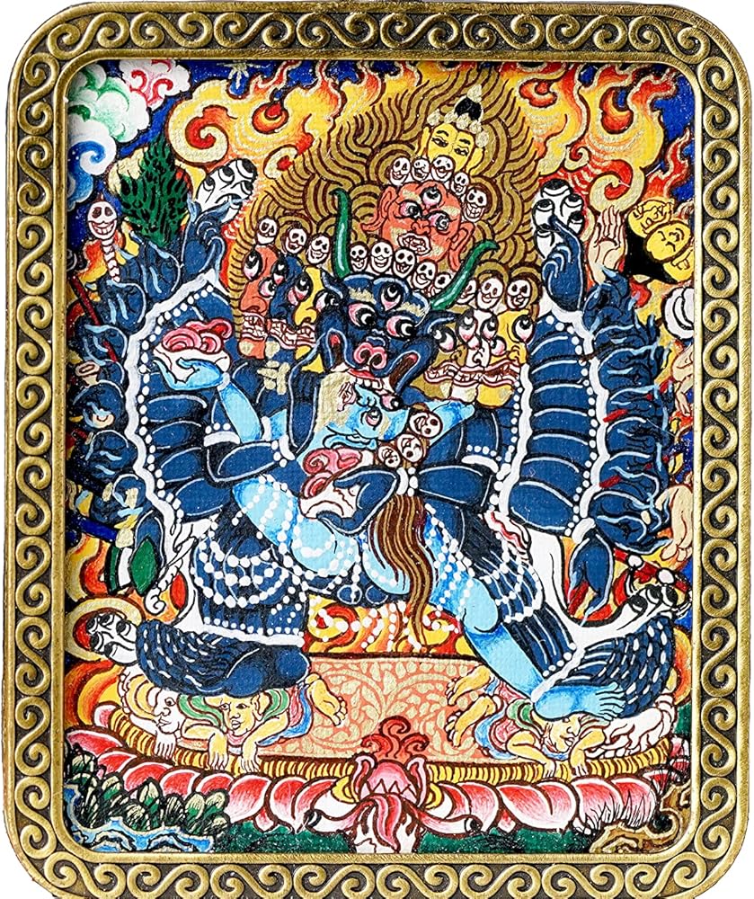 Amazon.co.jp: ミニタンカ 無形文化 中国の遺産 山岳 (ヴァジュラバ