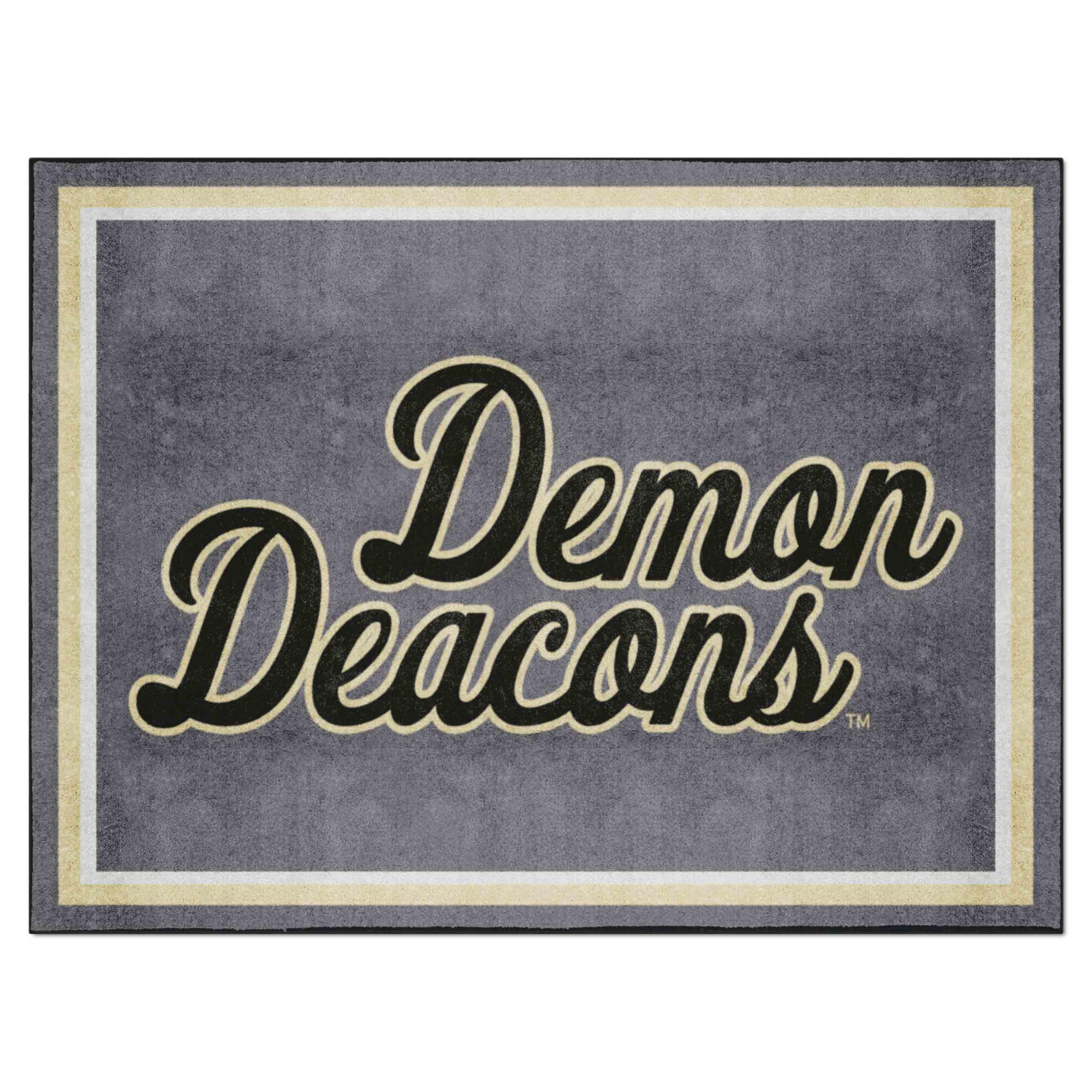 Fanmats 35937: Wake Forest Demon Deacons 2,4 m x 3 m, pluszowy dywanik, napis z napisem