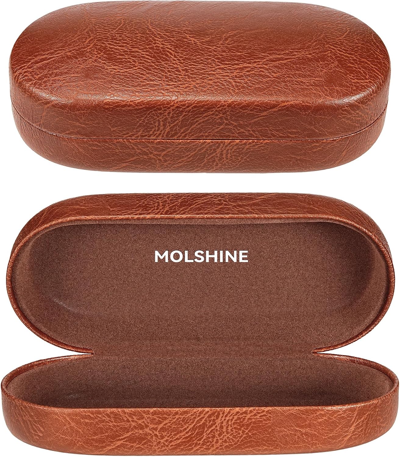 molshine Hard Shell Sunglasses Case, Classic Large Glasses Case for Women Men, Sunglass Eyeglasses