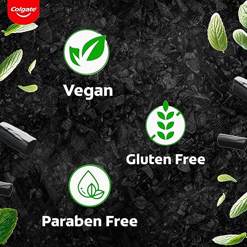 Miniatura 6 de Colgate Charcoal Clean Black - Pasta dental de gel Deep Clean con carbón de bambú y menta de gaulteria para eliminación de placa, 4.23 oz (paquete
