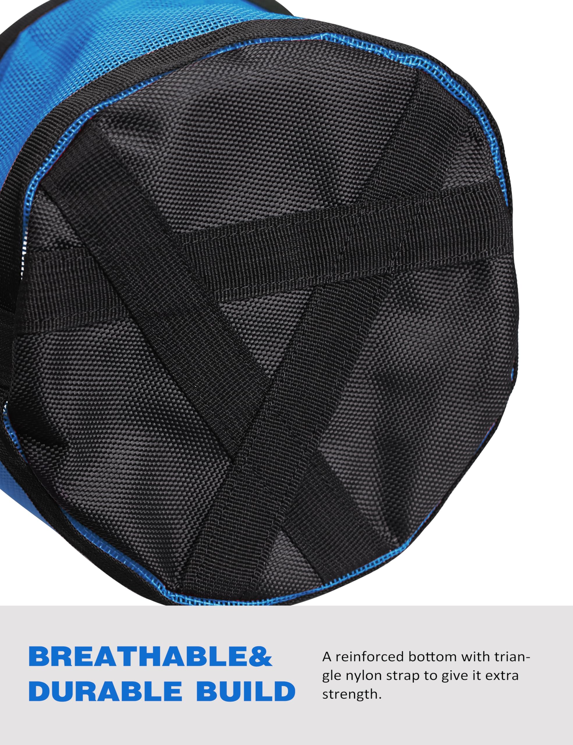 Cavalry Style Mesh Horse Feed Bag – Vinyl-Coated, Adjustable Straps, Breathable & Spill-Resistant - View #2