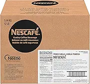 Nescafé Coffee, French Vanilla Cappuccino Mix, 32-Ounce Bags (Pack of 6)
