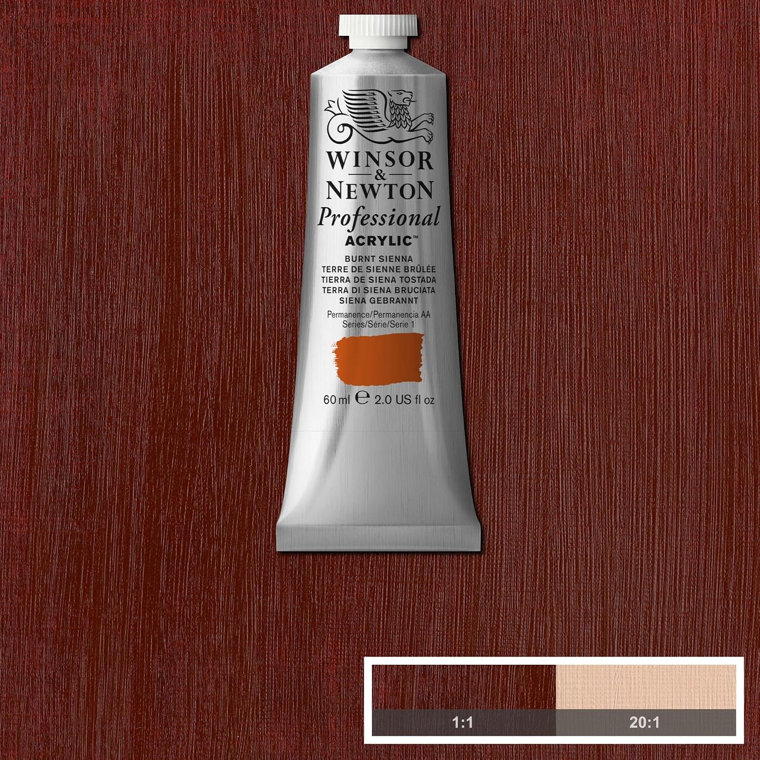 Winsor & Newton 2320074 60 Ml Professional Acrylic Colour - Burnt Sienna, 60 ml (Pack of 1) - Image 3