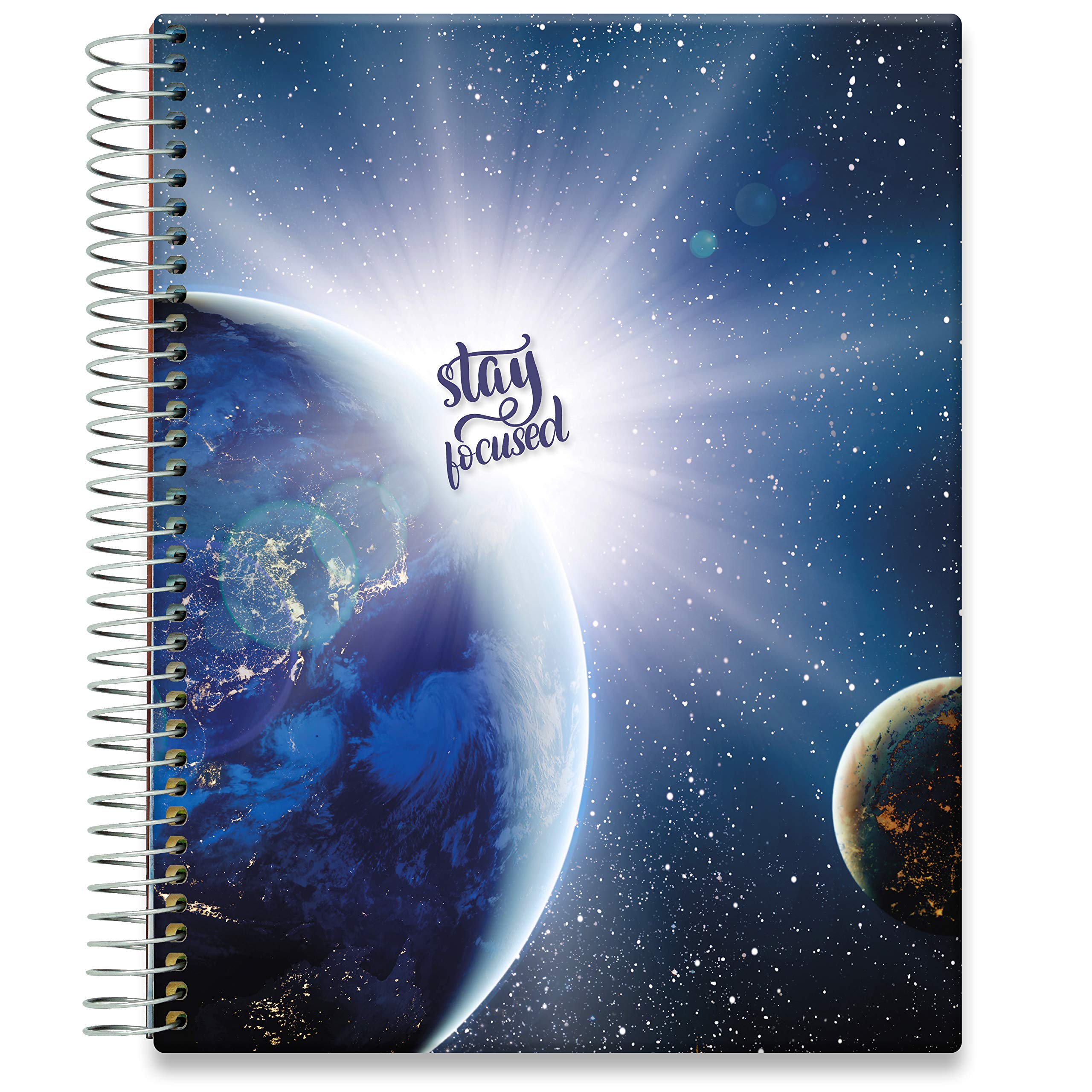 Tools4Wisdom Planner 2021-2022 Calendar - October 2021 to December 2022 Planner - Full Color Daily Planner w/ Weekly and Monthly Planner Spreads - 8.5x11 Hardcover - O15S - Stay Focused Space