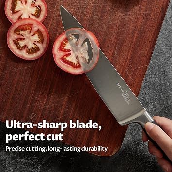 OAKSWARE Kitchen Knife Set 3 Pcs, German High Carbon Steel Chef Knives Set