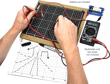 EISCO Dry Field Mapping Kit - for Experiments in Visualizing Electric Fields