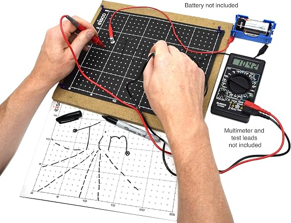 EISCO Dry Field Mapping Kit - for Experiments in Visualizing Electric Fields