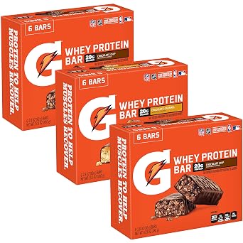Gatorade Whey Protein Bars Variety Pack (30 Count)