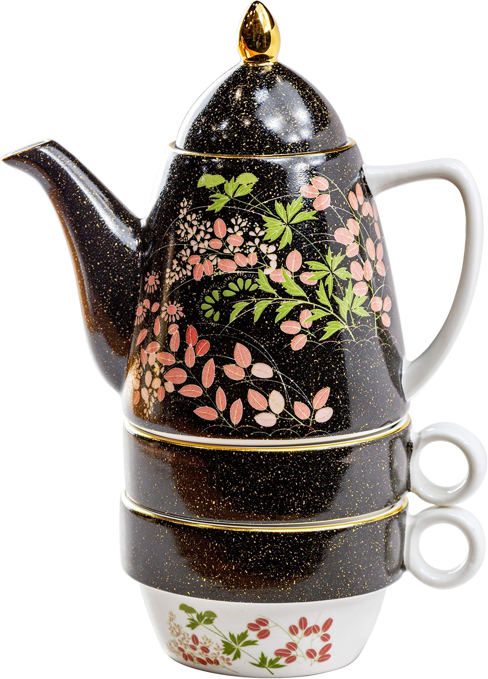 Grace Teaware Porcelain Tea For Two 4-Piece Set (Tokyo Spring)