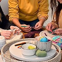 Vista 4 de lelulim Juego de ganchos de ganchillo, 10 tamaños, B-0.089 in a J-0.236 in