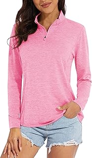 Quick Dry UPF 50+ 1/4 Zip Running & Hiking Shirt