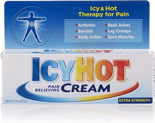 Icy Hot Crema para aliviar el dolor, extra fuerte, 3 onzas